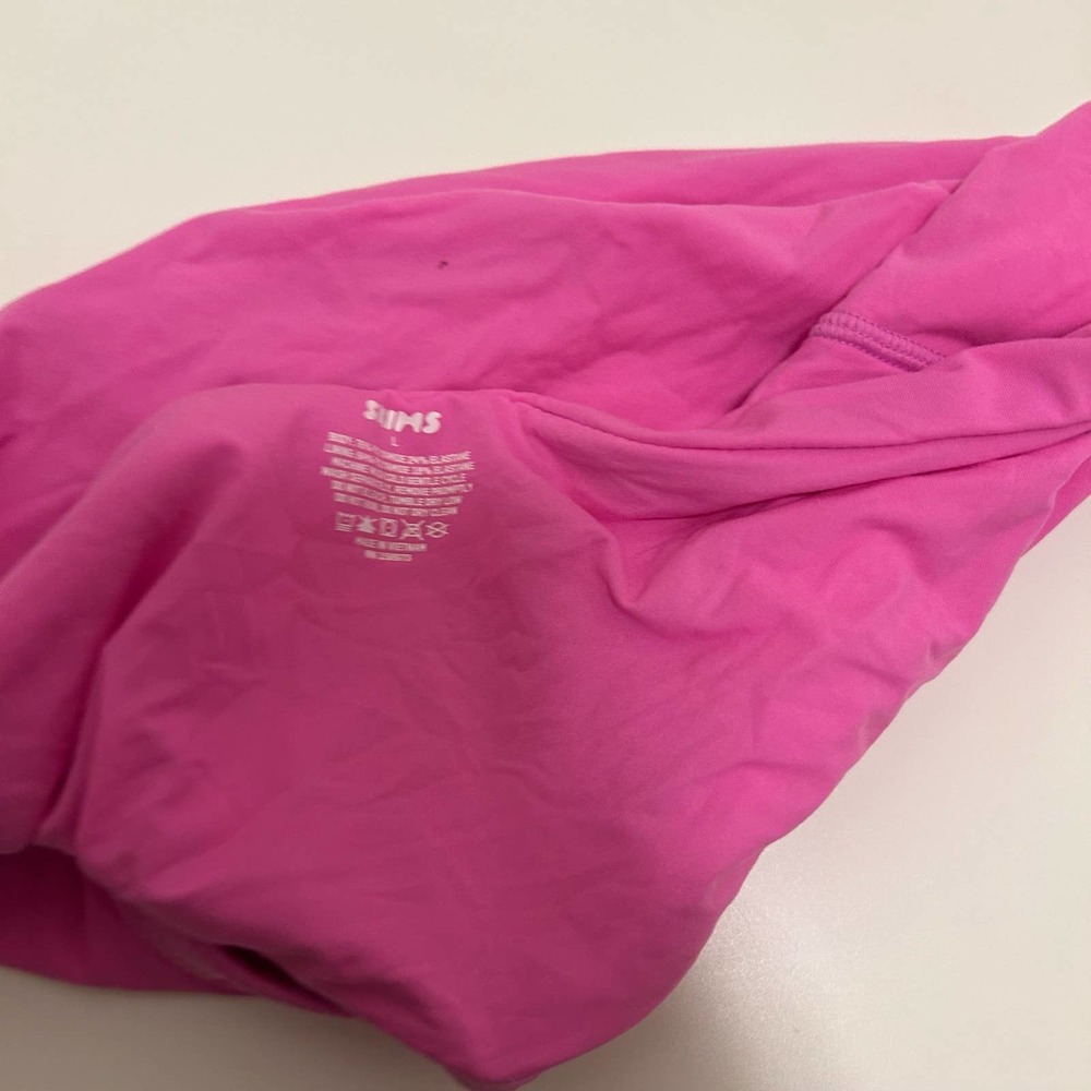 Skims Everybody Bandeau Bra Neon Orchid Size L NWT - Picture 4 of 8